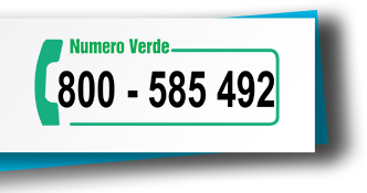 Chiama gratuitamente il nostro numero verde 800585492